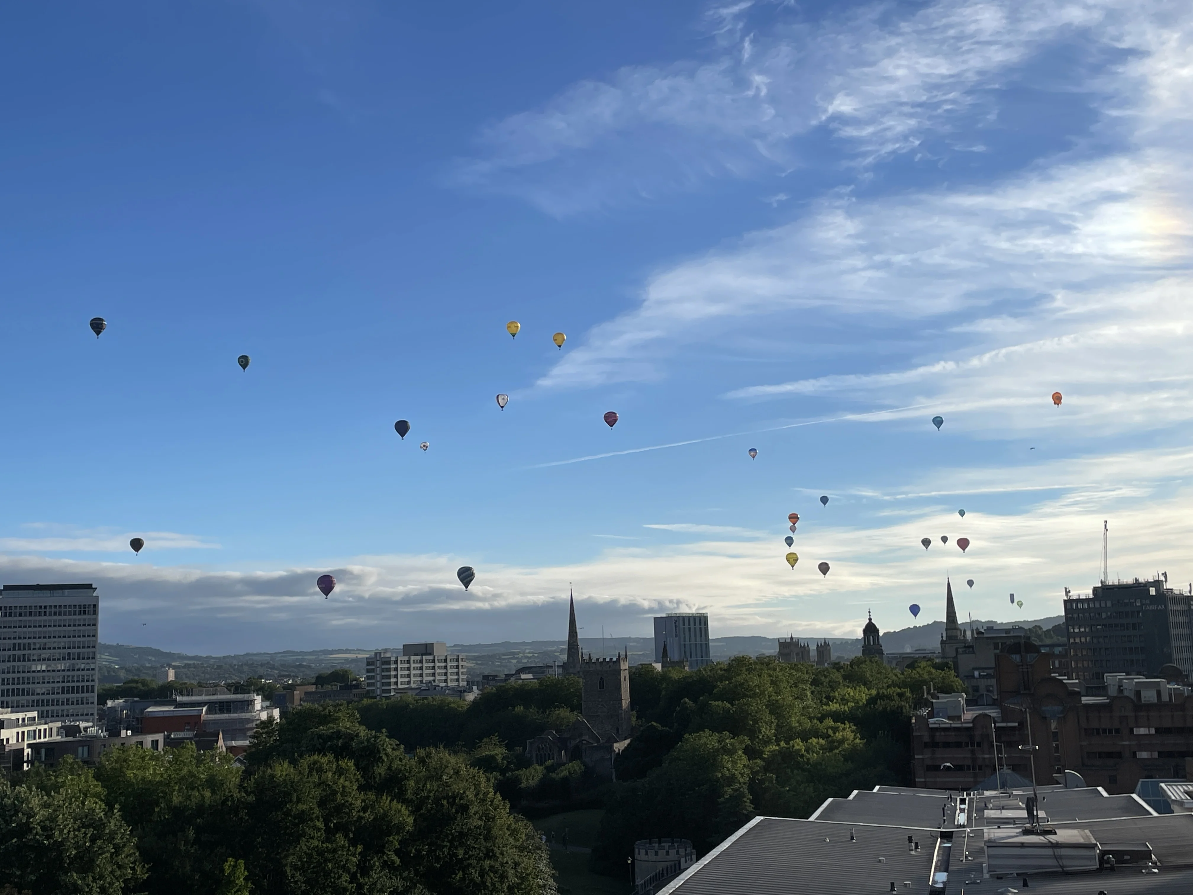Balloons during the day